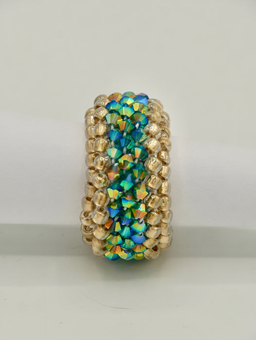 Ponytail Emerald Gold