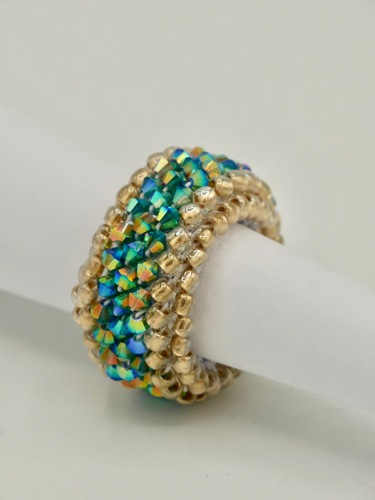 Ponytail Emerald Gold