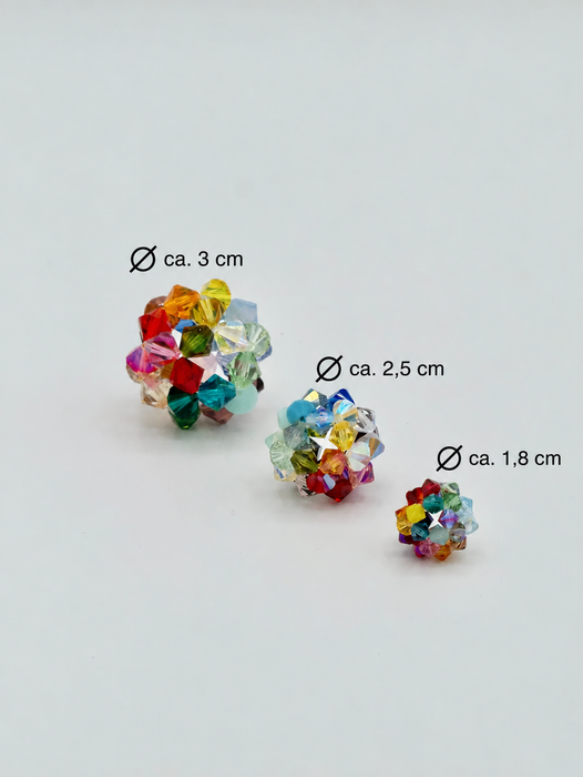 Necklace pendant star ball crystal