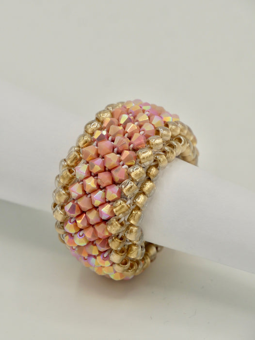 Ponytail Rose Opaque Gold