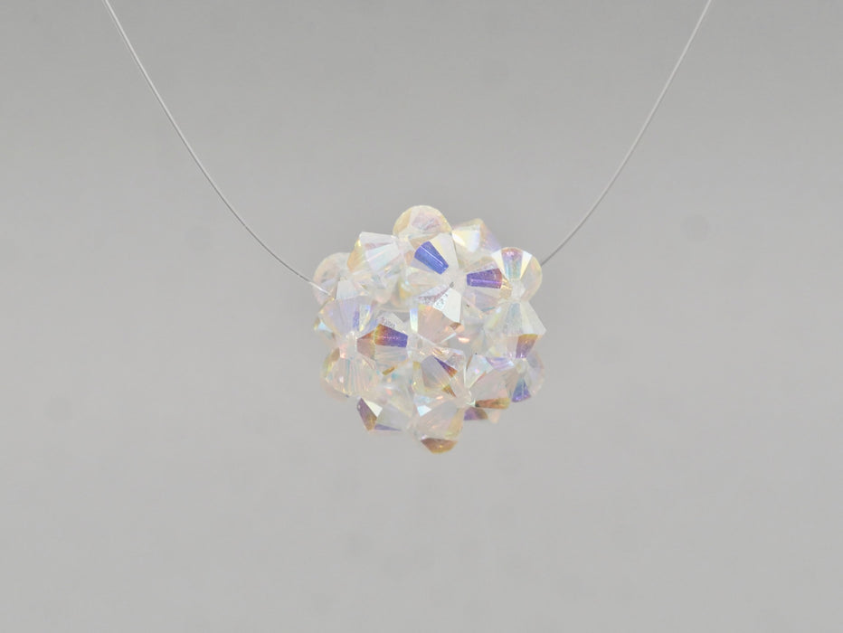 Necklace pendant star ball crystal